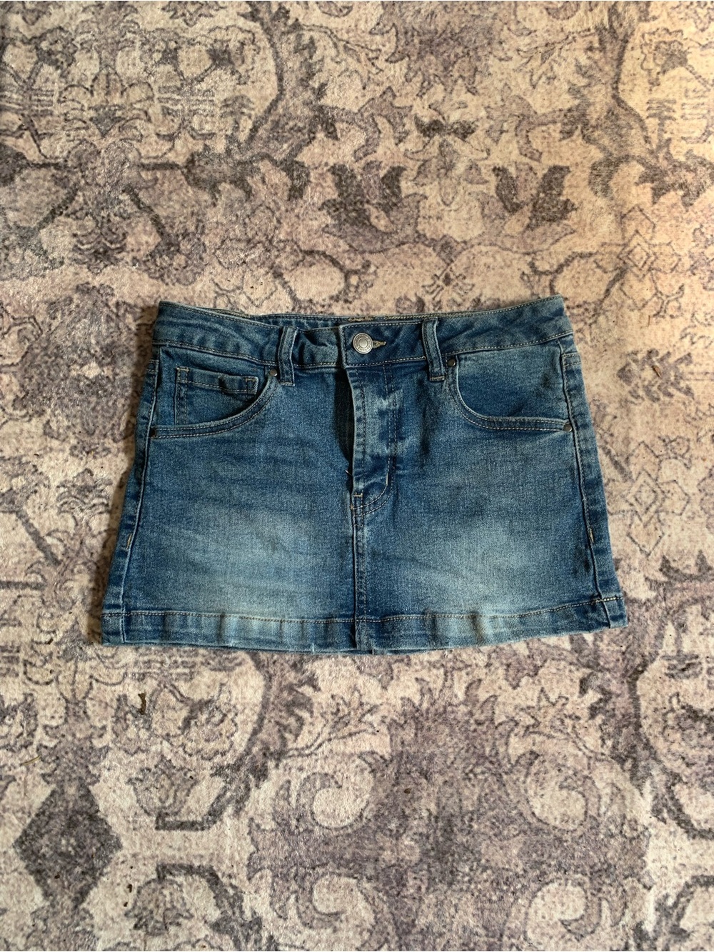 Denim Mini Skirt
